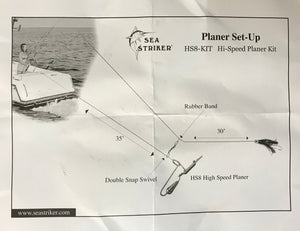 A must have for the NZ Bluefin Tuna Season - Sea Striker Hi-Speed Planer Kit