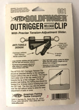 Aftco Goldfinger Outrigger Release Clip