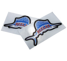 Reelax Fish Stickers for Outriggers, Slimy Tubes, Rod Holders, General Use 155 x 88mm (Pair)
