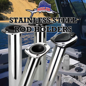 Reelax Stainless Steel Rod Holder Standard Angled 30 Degree